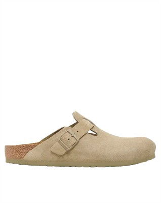 Boston Suede Lather Sandal - Faded Khaki